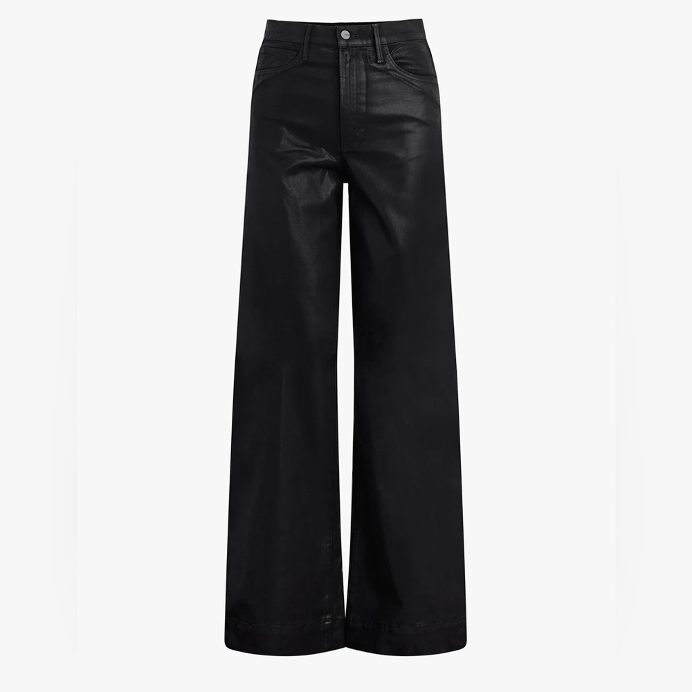 Joes THE MIA HIGH RISE WIDE LEG // COATED // BLACK - Picture 2 of 6